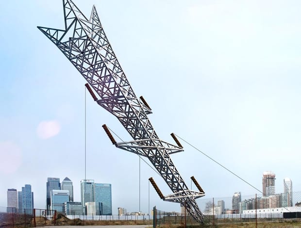 |Alex Chinneck's A Bullet from a Shooting Star for LDF 2015||||||