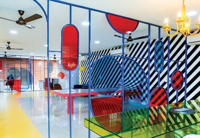 Inside Esquire's new multicoloured New Delhi offices