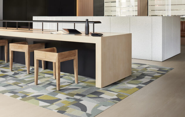 Interface brings the Past Forward with carpet tile collection inspired by 50 years of iconic design