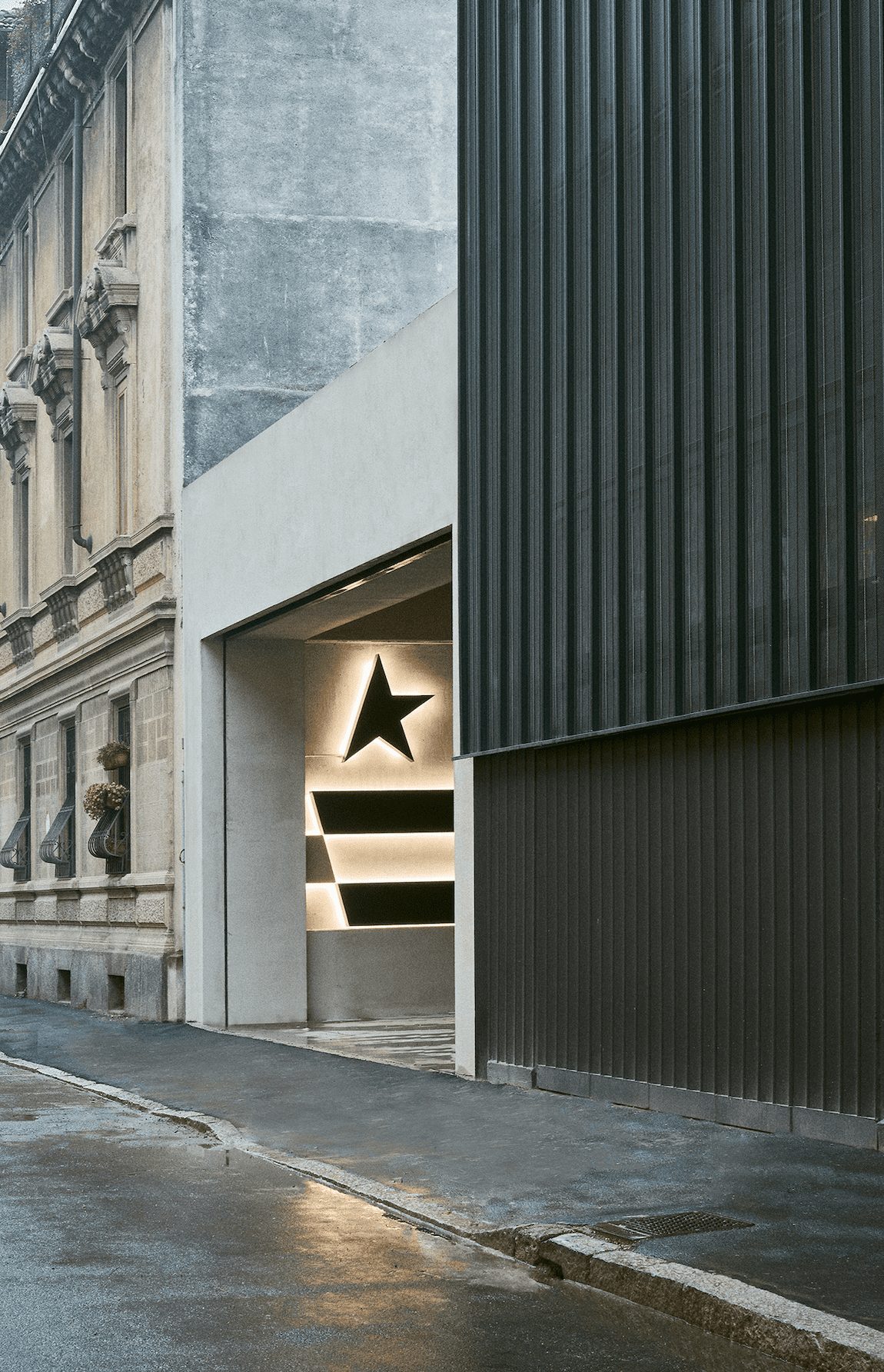Golden Goose, Milan, showroom, interiors, architecture, Mara, OnOffice magazine