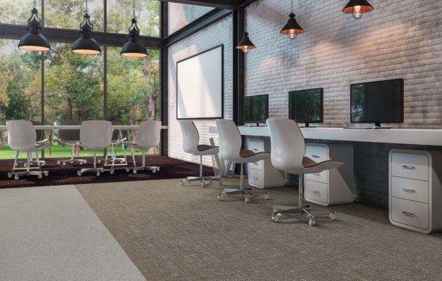 Carpet tiles and LVT - a match made in heaven