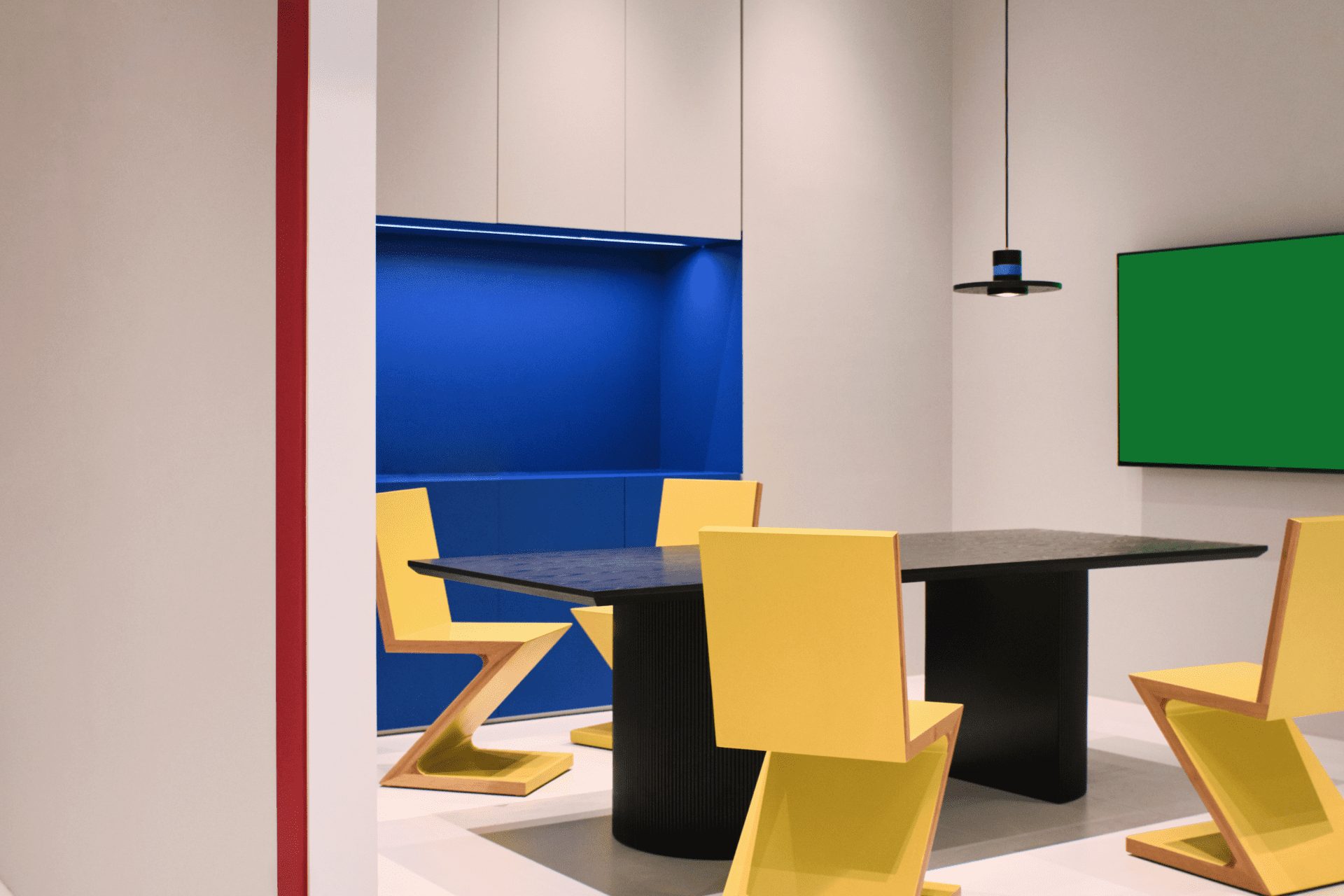 NDB Design Studio, paint, colourful office, china, benjamin moore, OnOffice magazine