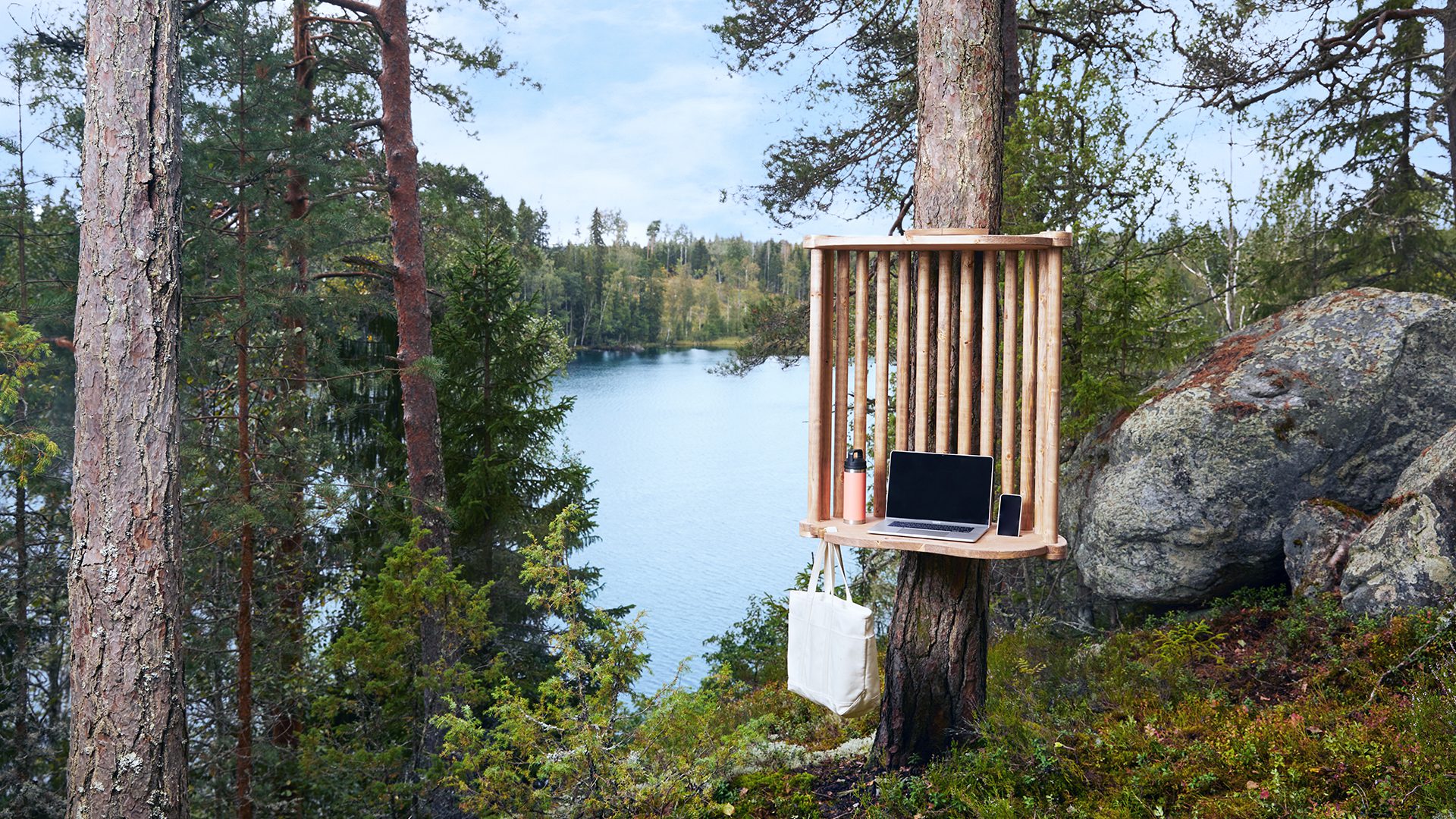 viita, finland, lahti, nature, remote work, workplace wellbeing, work outdoors, onoffice magazine