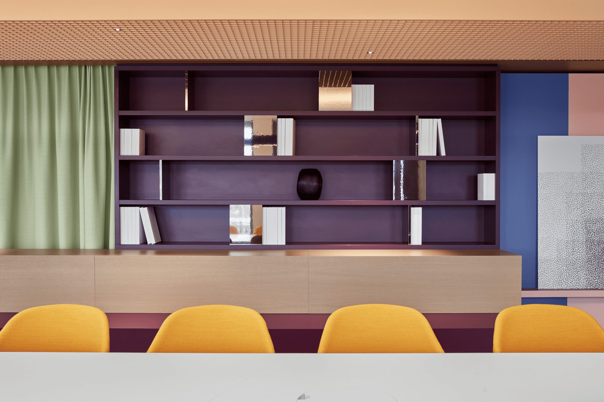 interiors, colour, office interior, germany, Ippolito Fleitz Group, office interior, colourful office, OnOffice magazine