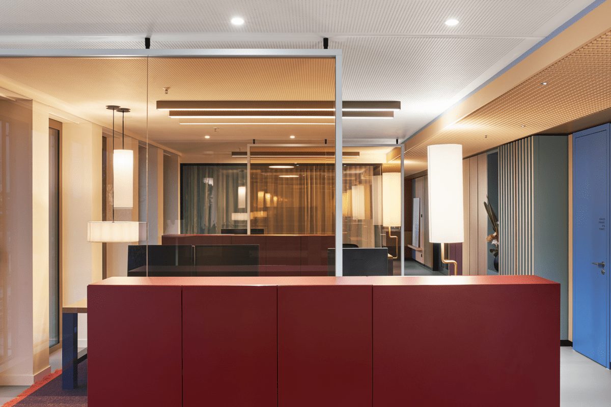 interiors, colour, office interior, germany, Ippolito Fleitz Group, office interior, colourful office, OnOffice magazine