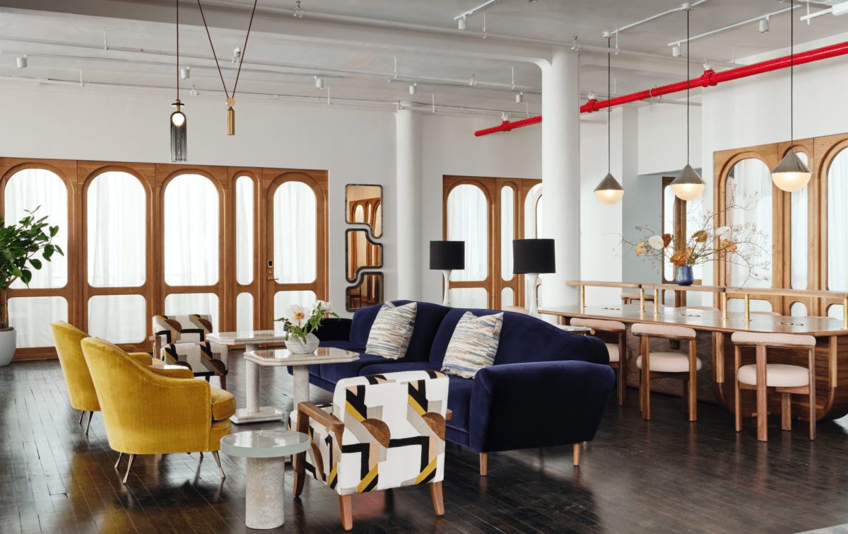 the malin, new york, fettle design, coworking space, office interiors, OnOffice magazine