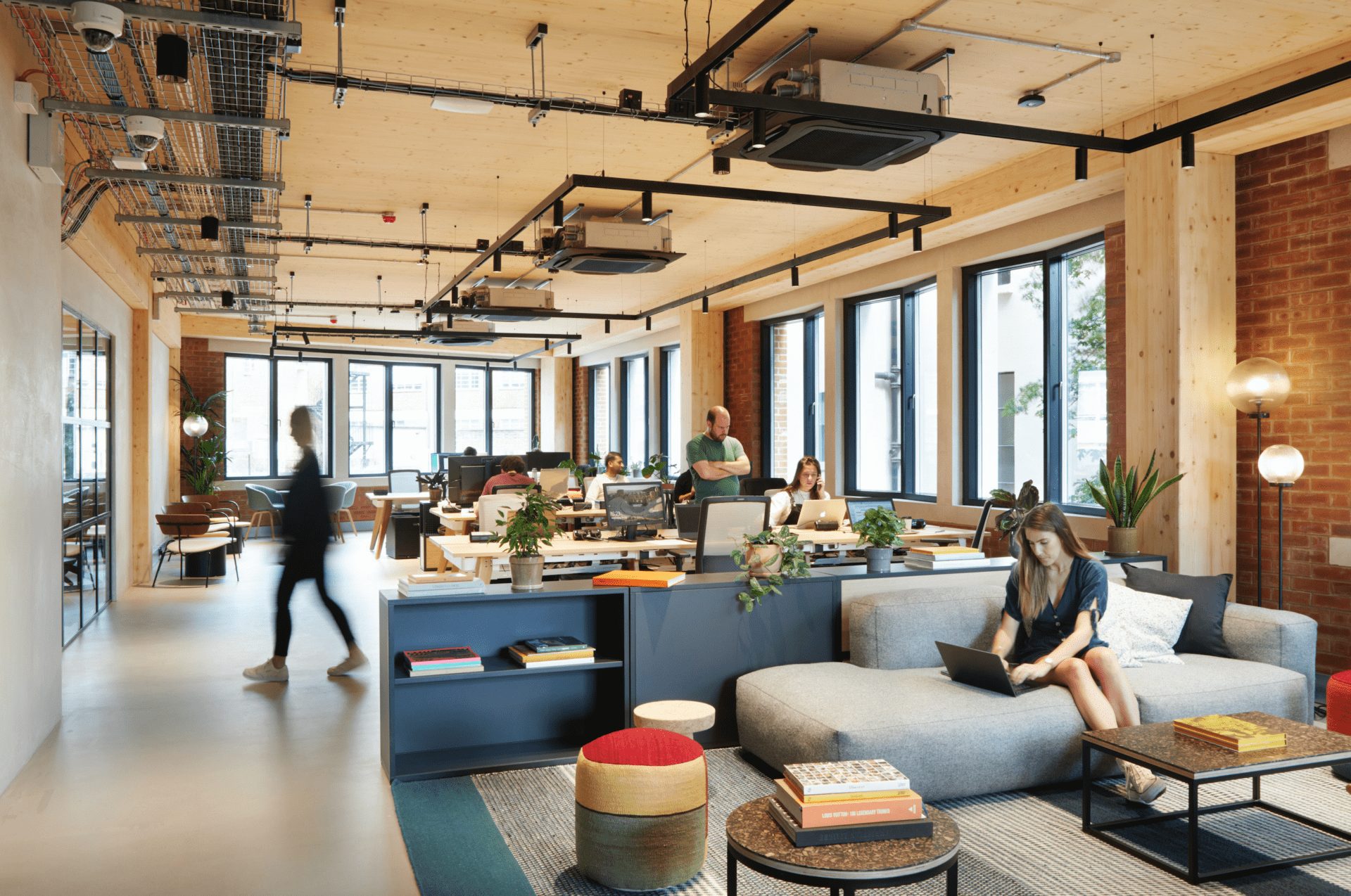 Squire & Partners, London, office interiors, architecture, brixton, The Department Store Studios, sustainability, OnOffice magazine
