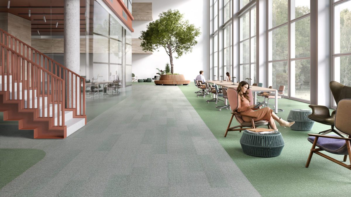 tarkett, sustainability, upcycling, flooring, modular flooring, sustainable flooring, OnOffice magazine