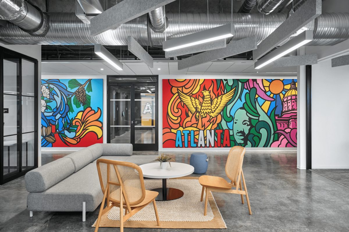 perkins&will, atlanta, usa, office interior, workplace design, art, office design, OnOffice magazine