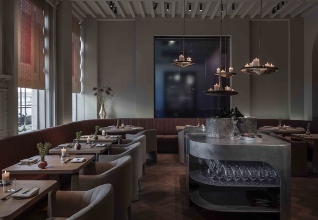 The Duality of Grandeur: Blueness restaurant designed by Danish Studio Space Copenhagen