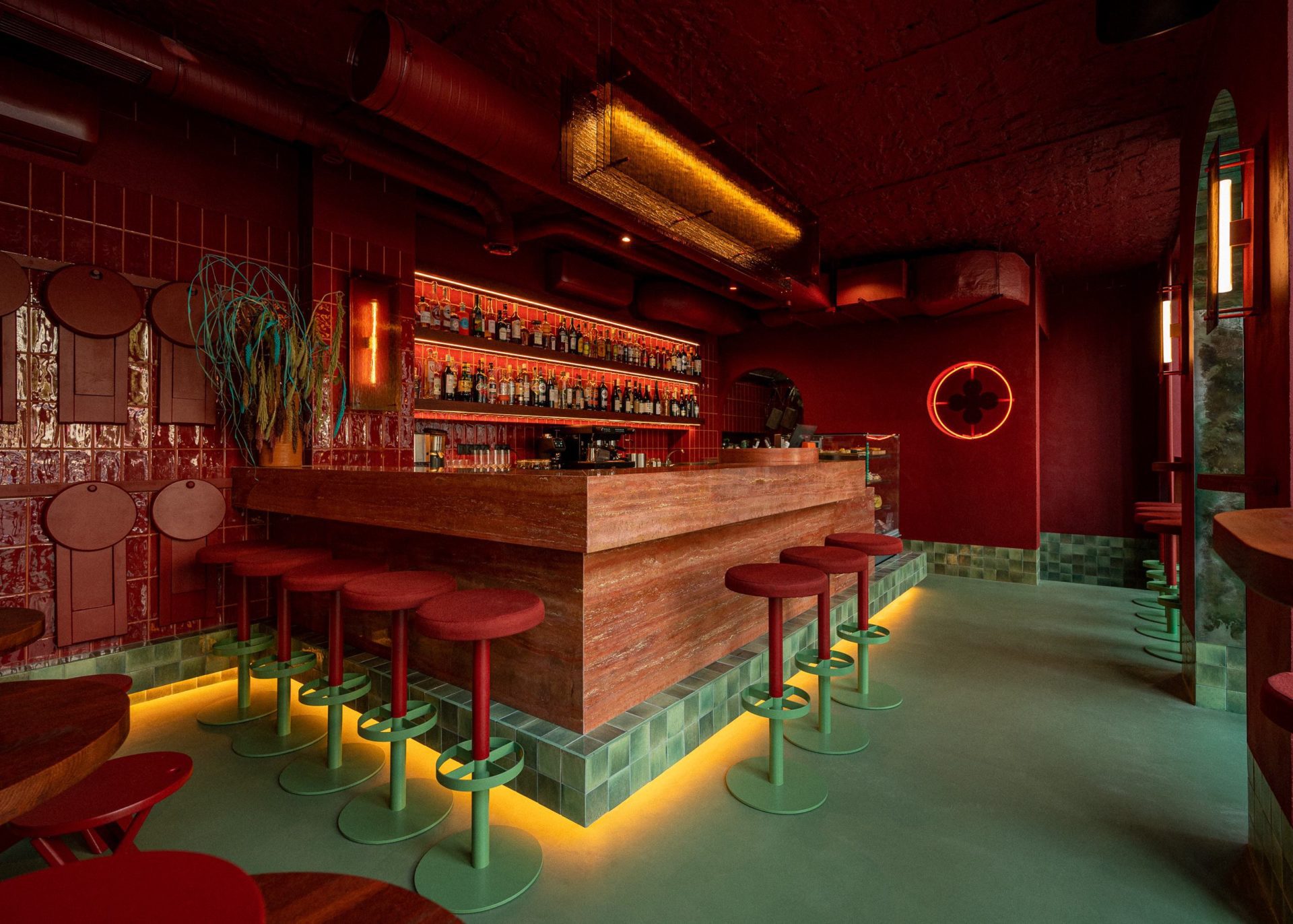 Noke Architects bring the experience of Venice to a bar in Warsaw