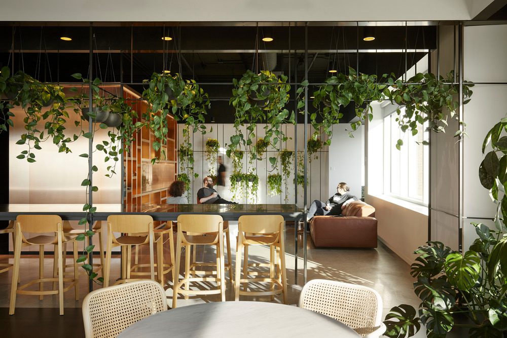 ACDF Architects design hotel inspired workplace for tech company 2K Games