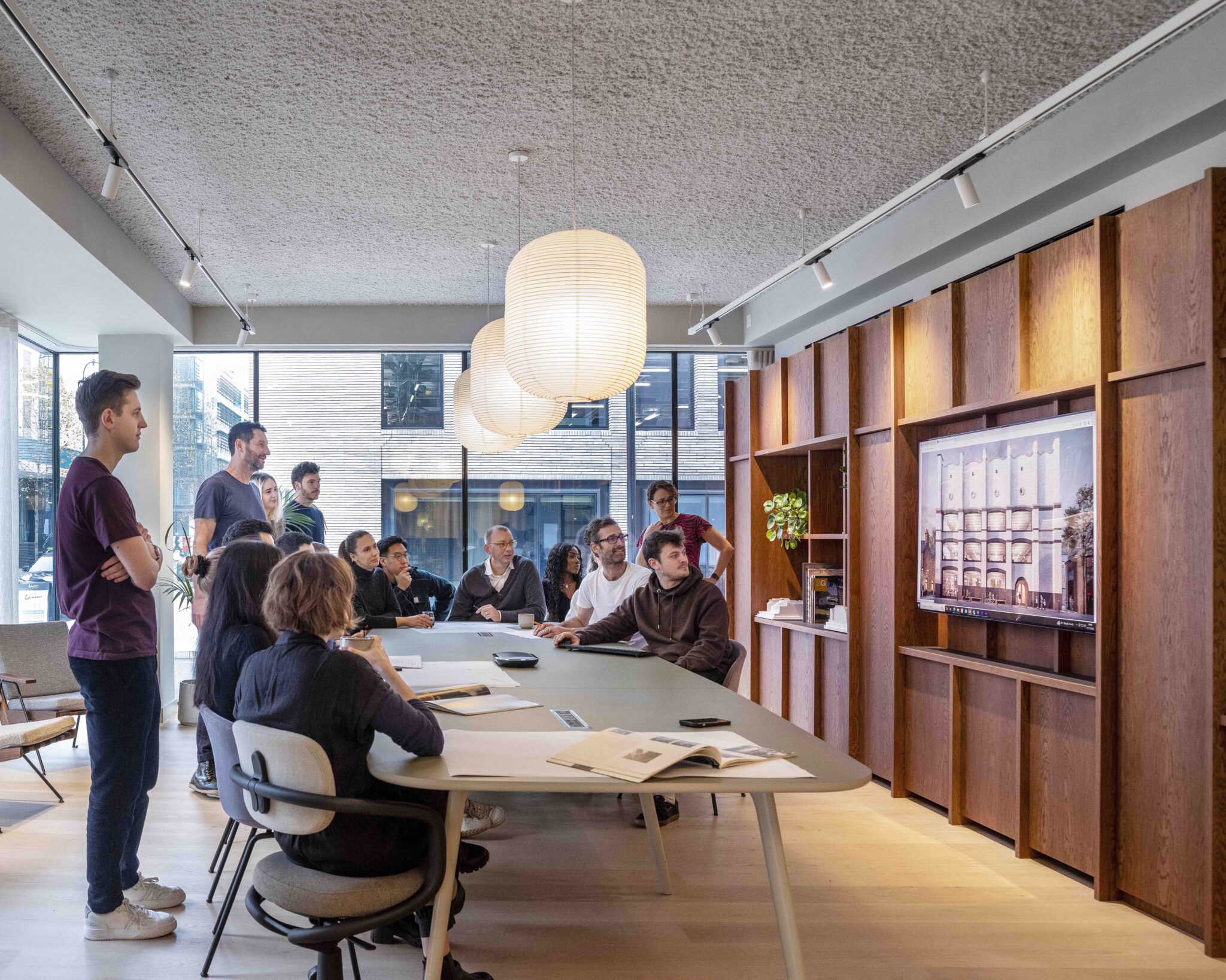 The dMFK office transforms a former showroom into a thriving ...