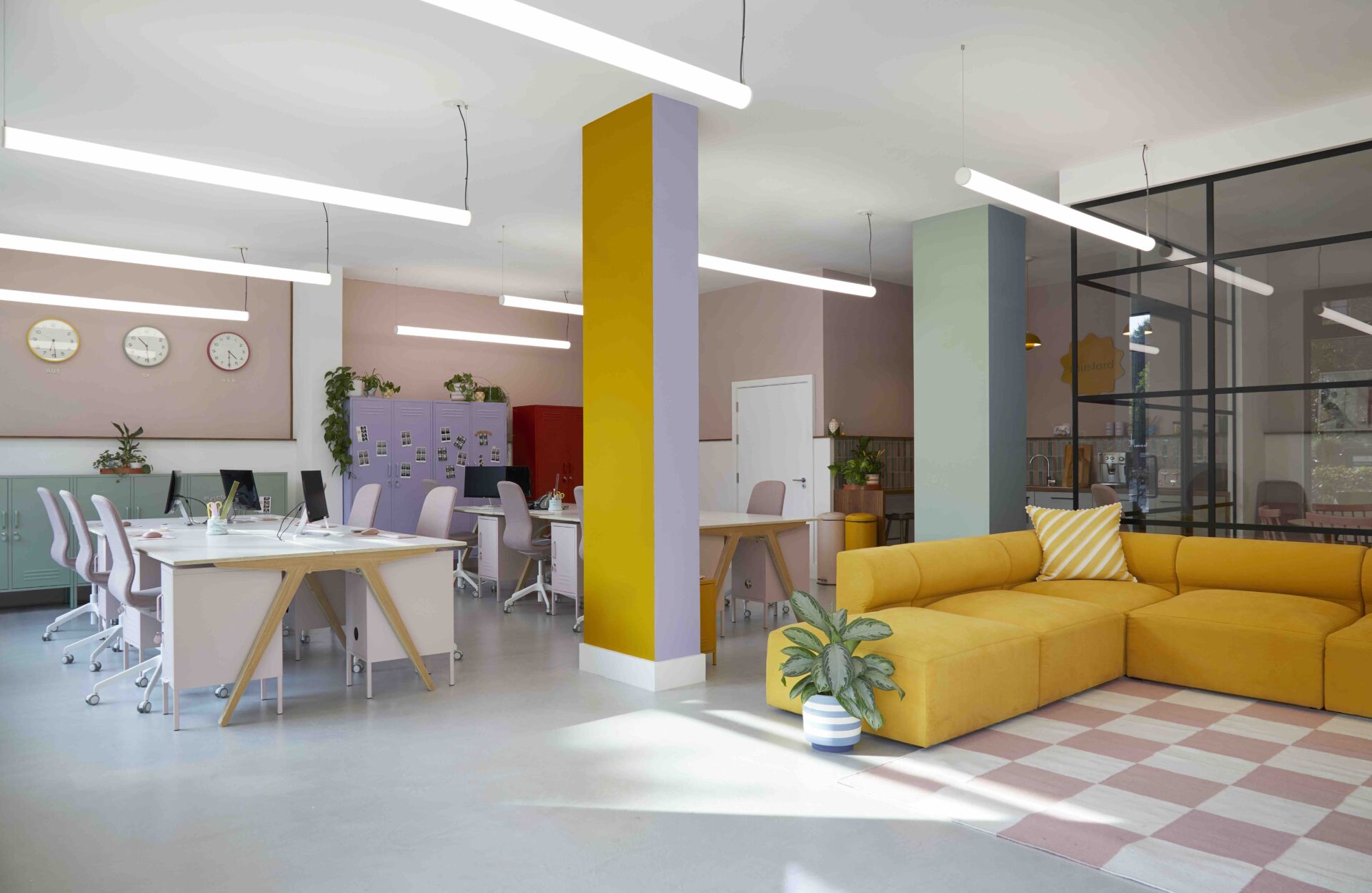 The Mustard Made London HQ Celebrates the Brand’s Colourful Identity