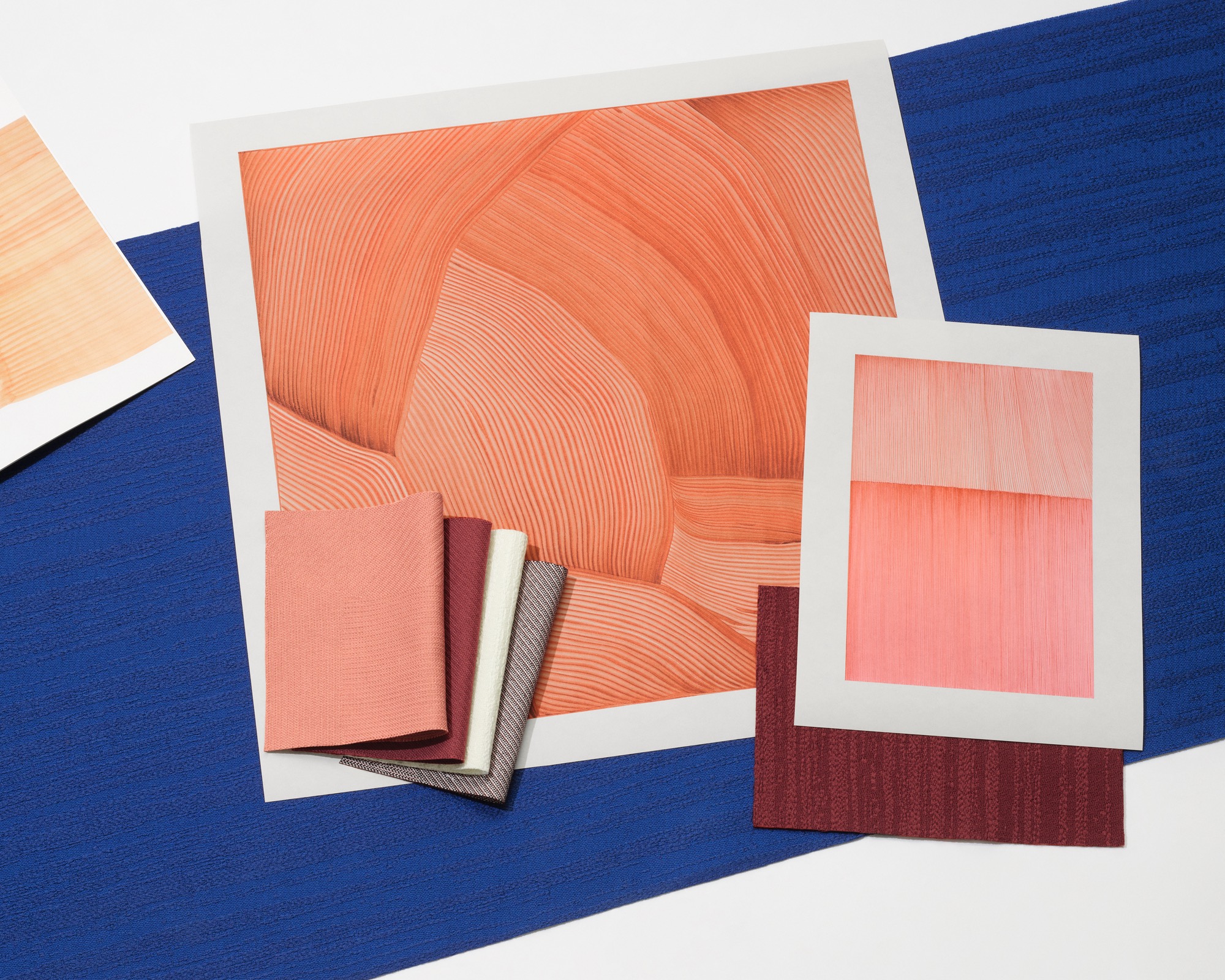 Designer Ronan Bouroullec's pen drawings inspire his latest collaboration with Kvadrat