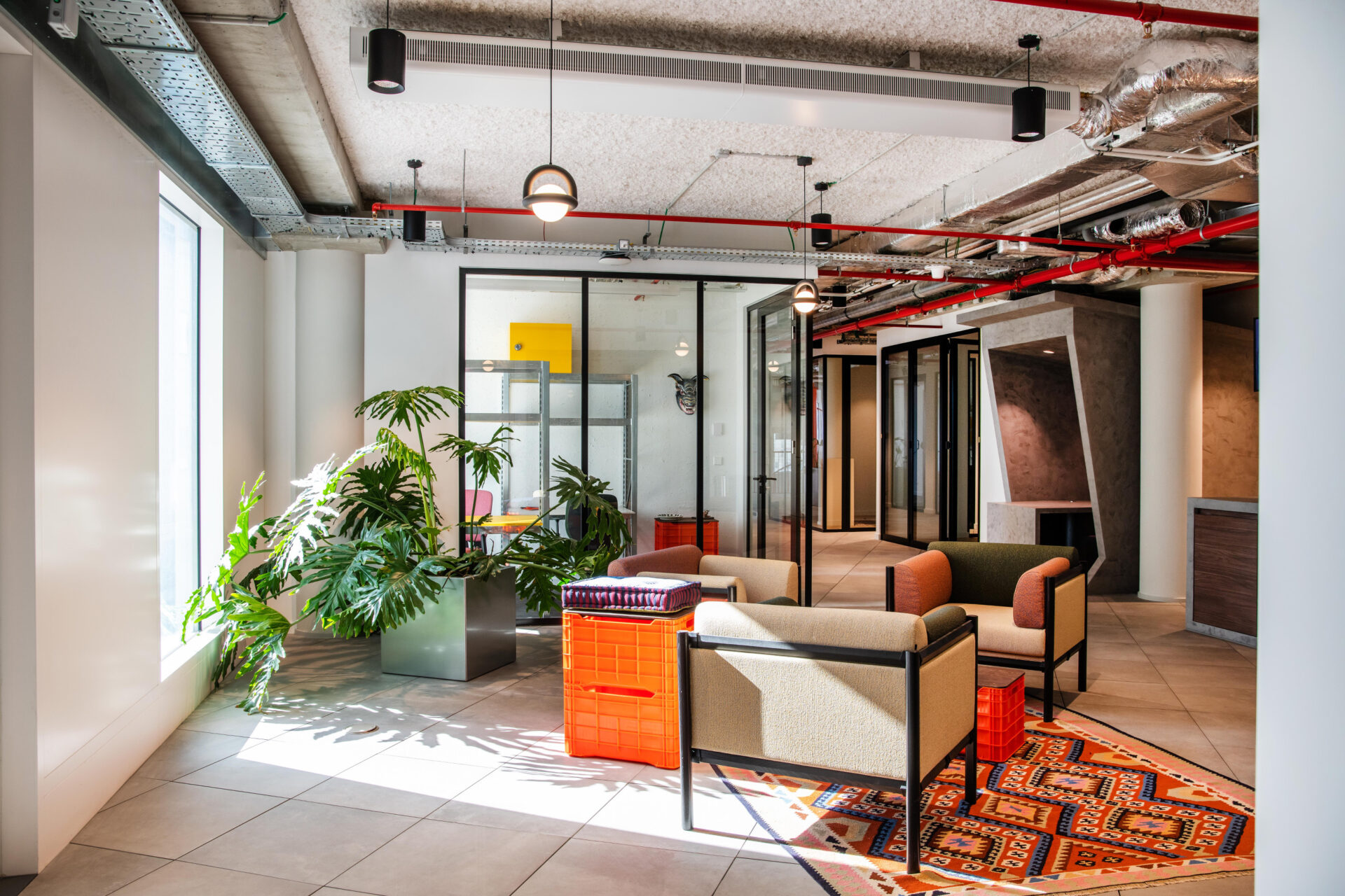 Silversquare Guillemins coworking space in Liège, Belgium embodies a ...