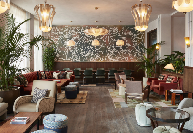 Art Nouveau meets brutalism in this latest offering of The Hoxton Berlin