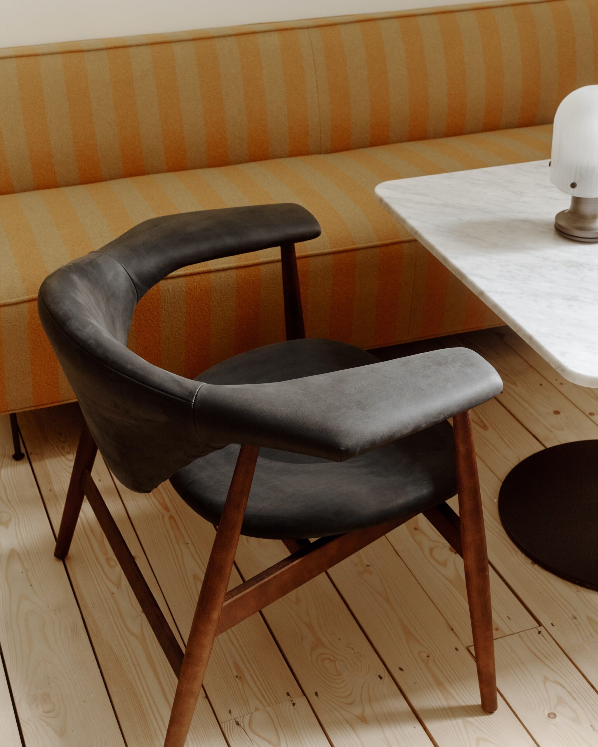 Gubi Showroom London Clerkenwell interior table chairs