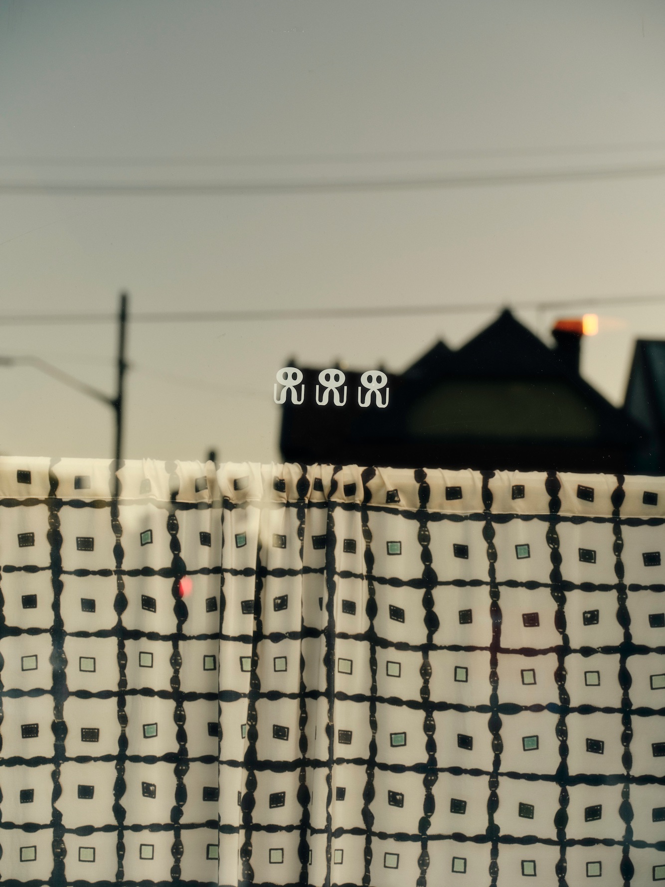 Superfreak detail window curtain logo