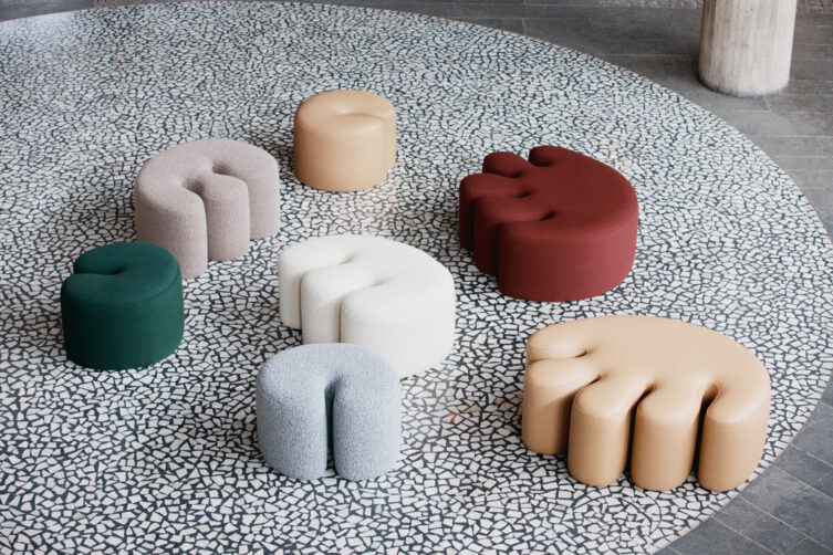 Palma Poufs by Kusheda Mensah for Hem